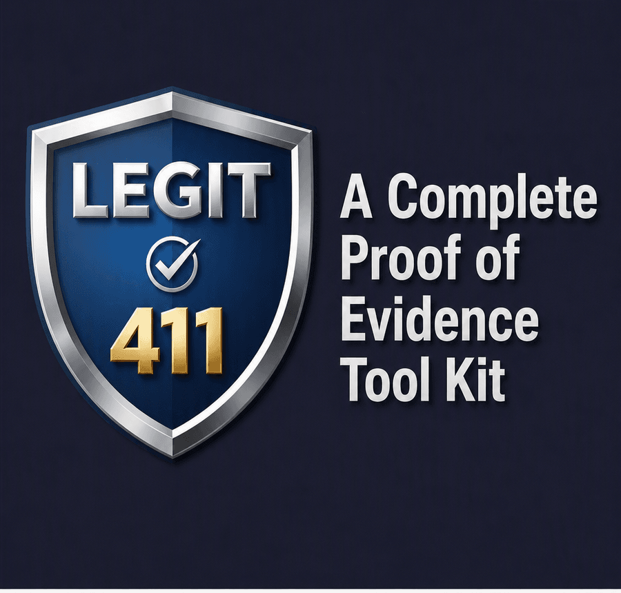 LEGIT411 — A Complete Proof of Evidence Tool Kit